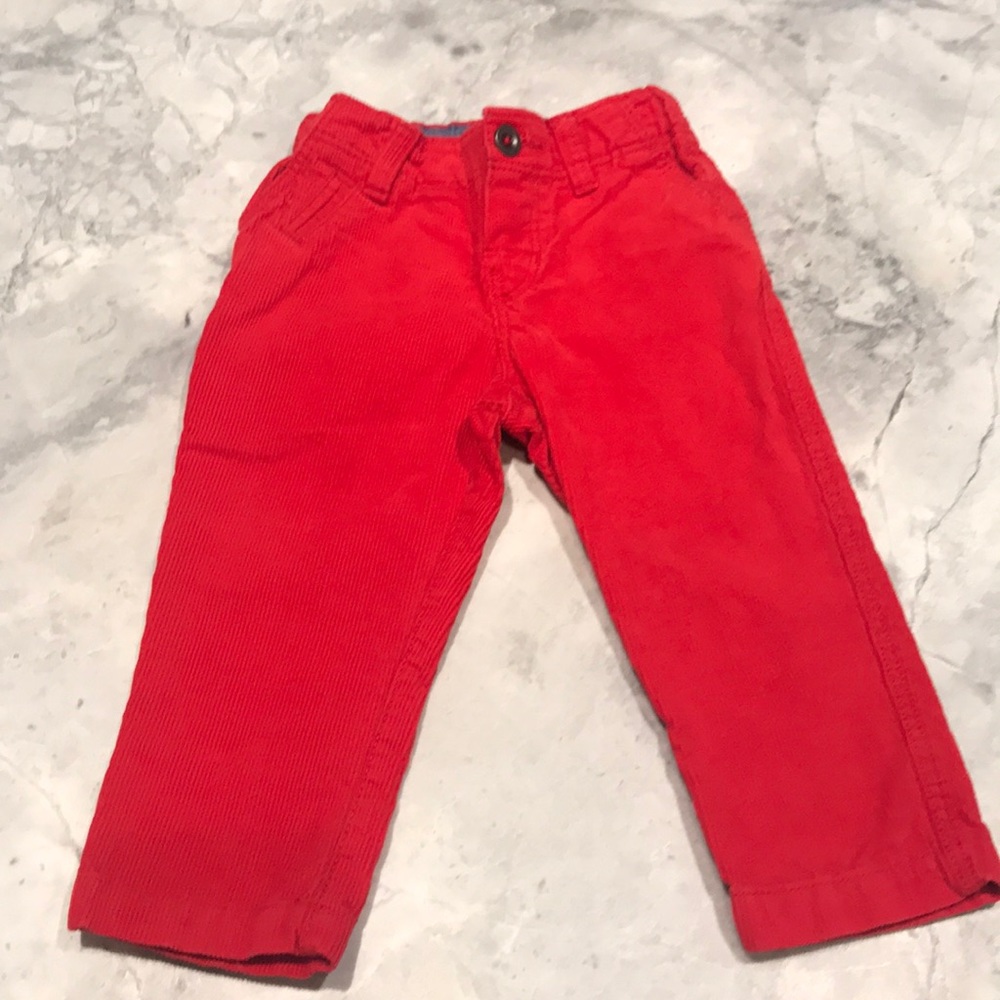 H&M red cords 9-12 months